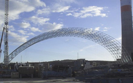 调兵山大型网架结构